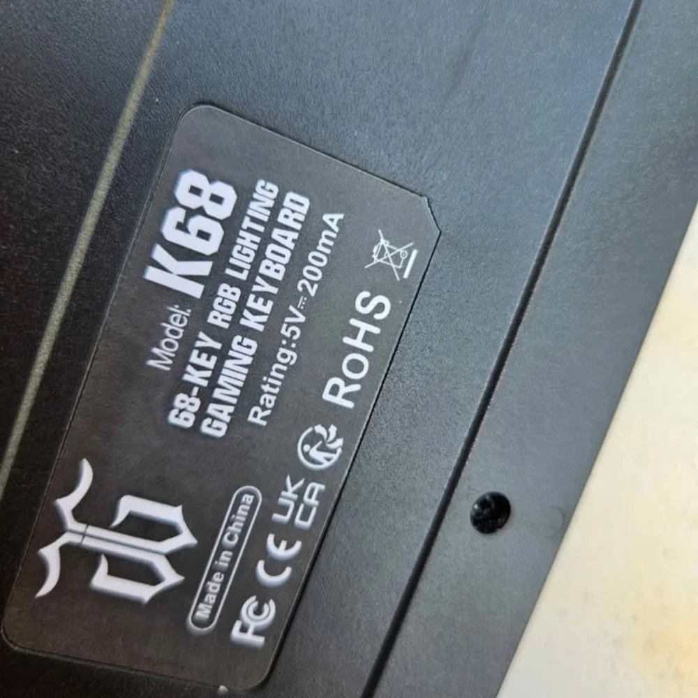 Black Wired Keyboard